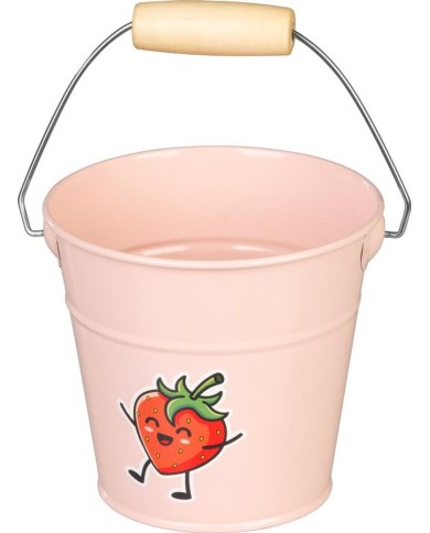 Vedro Strend Pro, 1L, detské, ružové, pozinkované