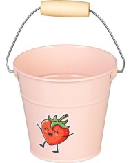 Vedro Strend Pro, 1L, detské, ružové, pozinkované
