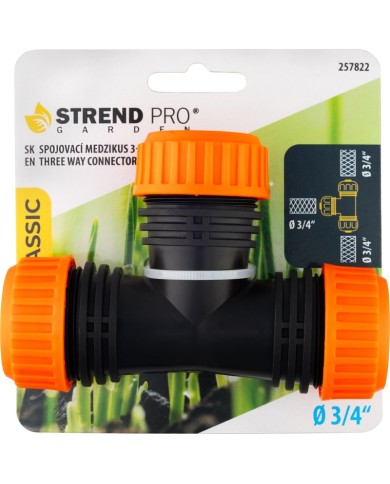 Spojka Strend Pro, s tromi výstupmi, 3/4"