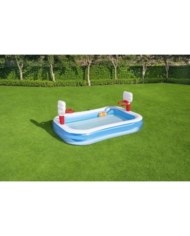 Bazén Bestway® 54122, Basketball, detský, nafukovací, 251x168x102 cm