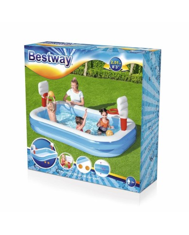 Bazén Bestway® 54122, Basketball, detský, nafukovací, 251x168x102 cm