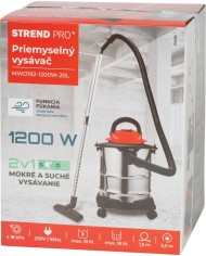Vysávač Strend Pro MWD192, 20 lit, 1200W, priemyselný