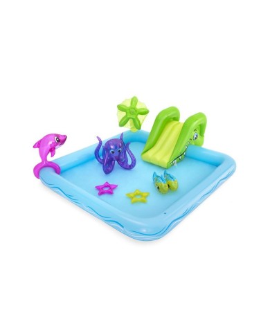 Bazénik Bestway® 53052, Fantastic Aquarium, detský, nafukovacie ihrisko, 239x206x86 cm