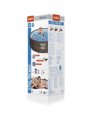 Bazén Bestway® Steel Pro MAX, 56709, vzor ratan, kartušová filtrácia, rebrík, 366x100 cm