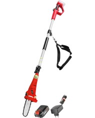 Píla Worcraft CPS-S20Li ShareSYS, 20V Li-Ion, vyvetvovacia, lišta 8" OREGON, teleskopická 188-270 cm, SET 1x 2.0 Ah akumulátor, 