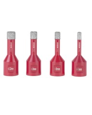 Sada vyrezávačov Strend Pro Premium DCB11S2, 6-8-10-12 mm, M14, diamant, korunky, professional