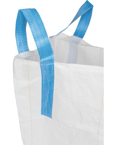Vak BigBag TOF4, 70x70x70 cm, PP, 4 uši, biely, vrece rovné dno, max. 800 kg