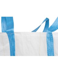 Vak BigBag TOF4, 70x70x70 cm, PP, 4 uši, biely, vrece rovné dno, max. 800 kg