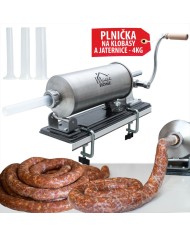 Plnička MagicHome SM208, na klobásy a jaternice, horizontálna, 4 kg, ručná