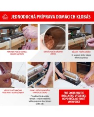 Plnička MagicHome SM208, na klobásy a jaternice, horizontálna, 4 kg, ručná