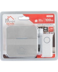 Zvonček MagicHome Intelligent4, bezdrôtový, domový, počet melódií 30, LED, IP44