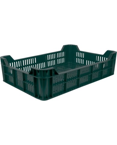 Prepravka na ovocie a zeleninu M10, 21 lit., max. 10 kg, 60x40x15 cm, perforovaná, PE