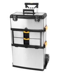 Box na náradie Strend Pro TBx3042-F, na kolieskach s rúčkou, nerezový, max. 36 kg
