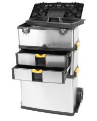 Box na náradie Strend Pro TBx3042-F, na kolieskach s rúčkou, nerezový, max. 36 kg