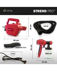 Pištoľ Strend Pro JS-FB17AII, 650W, 800 ml, striekacia, elektrická s kompresorom