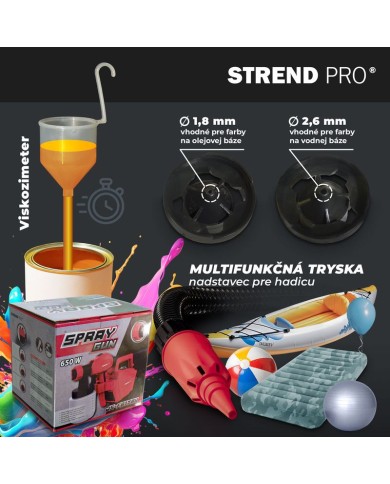 Pištoľ Strend Pro JS-FB17AII, 650W, 800 ml, striekacia, elektrická s kompresorom