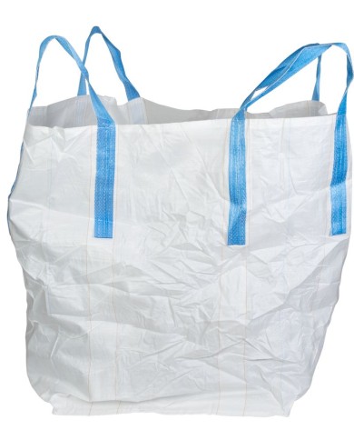 Vak BigBag TOF4, 90x90x120 cm, PP, 4 uši, biely, vrece rovné dno, max. 1000 kg