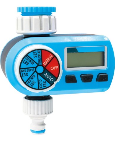 Časovač AQUACRAFT® 290140, G1"-3/4", digitálny, 1x vývod, záhradný, 2xAA