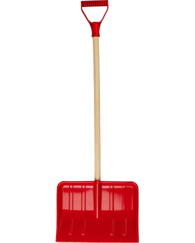 Odhrňovač detský BOBAS, 285x210x850 mm, Pvc, lopata na sneh, odhŕňač, drevená násada D, mix farieb