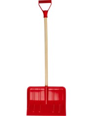 Odhrňovač detský BOBAS, 285x210x850 mm, Pvc, lopata na sneh, odhŕňač, drevená násada D, mix farieb