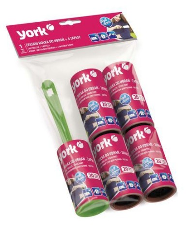 Valček York 068020, odžmolkovač, odchlpovací, jednorázový + 4 náhrady