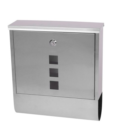 Schránka MADISON 340x310x100 mm, poštová, s rúrou na noviny, nerez