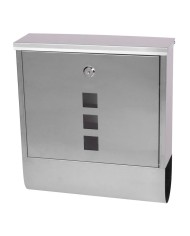 Schránka MADISON 340x310x100 mm, poštová, s rúrou na noviny, nerez