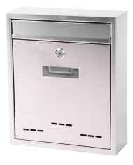 Schránka FLATBOX 260x90x310 mm, poštová, nerez