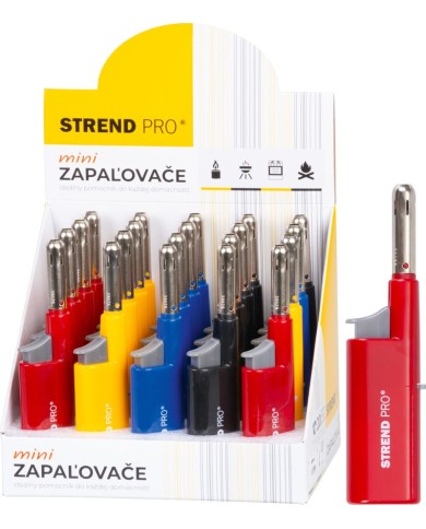 Zapaľovač Strend Pro MINI 4 farby