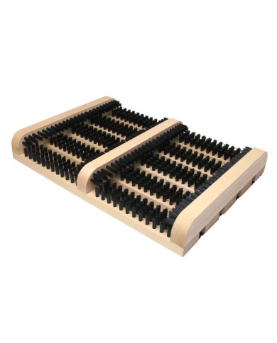 Rohožka GECO WMN.1, pred dvere, 36x26.5x5.5 cm, drevo, škrabák na obuv