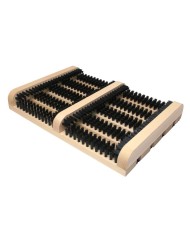 Rohožka GECO WMN.1, pred dvere, 36x26.5x5.5 cm, drevo, škrabák na obuv