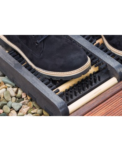 Rohožka GECO WMN.1, pred dvere, 36x26.5x5.5 cm, drevo, škrabák na obuv