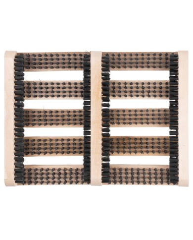 Rohožka GECO WMN.1, pred dvere, 36x26.5x5.5 cm, drevo, škrabák na obuv