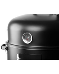 Gril Strend Pro Smoker, BBQ, na drevené uhlie, 3v1 grilovanie, údenie a vodné údenie, 440x780 mm