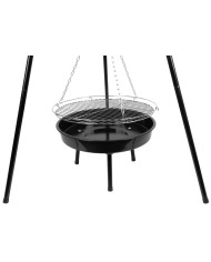 Gril Strend Pro Bavarian, BBQ, na drevené uhlie, nastaviteľná gril.výška 320-660/1500 mm