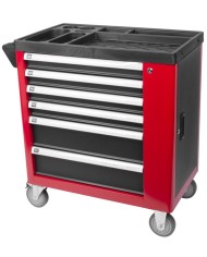 Dielenský vozík s náradím Strend Pro B224, 245 dielna skrinka, 6 zásuviek, Hobby