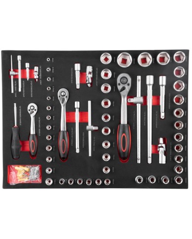 Dielenský vozík s náradím Strend Pro B224, 245 dielna skrinka, 6 zásuviek, Hobby