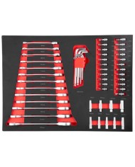 Dielenský vozík s náradím Strend Pro B224, 245 dielna skrinka, 6 zásuviek, Hobby