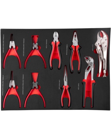 Dielenský vozík s náradím Strend Pro B224, 245 dielna skrinka, 6 zásuviek, Hobby