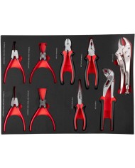 Dielenský vozík s náradím Strend Pro B224, 245 dielna skrinka, 6 zásuviek, Hobby