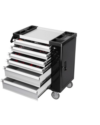 Dielenský vozík s náradím Strend Pro B224, 245 dielna skrinka, 6 zásuviek, Hobby