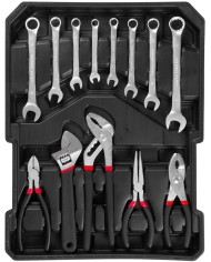 Sada náradia Strend Pro S873, 117 dielna, v Alu kufri