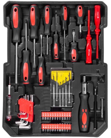 Sada náradia Strend Pro S873, 117 dielna, v Alu kufri