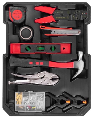 Sada náradia Strend Pro S873, 117 dielna, v Alu kufri