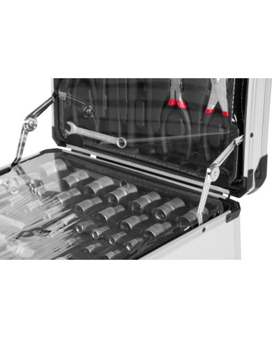 Sada náradia Strend Pro S873, 117 dielna, v Alu kufri