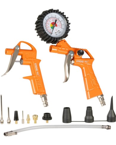Súprava pneumatického príslušenstva Strend Pro, 13-dielna, max 8 bar.