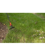 Hrable na lístie Strend Pro R114, 15 lamelové, vejárové, nastaviteľné, kovová násada