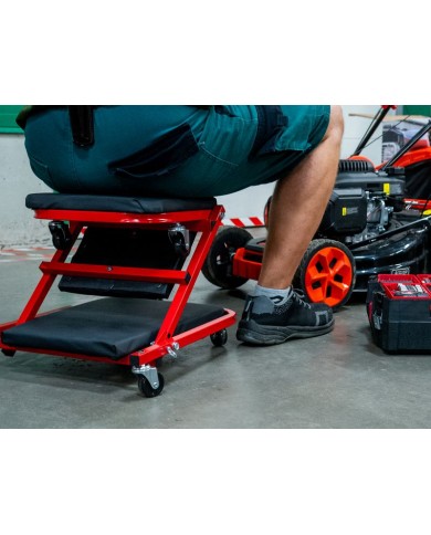 Ležadlo Strend Pro, 91cm , skladacie, na kolieskach, 2 v 1, stolička