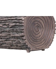 Kvetináč Strend Pro Woodeff, walnut, 22x35 cm, truhlík, kmeň, efekt dreva