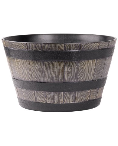 Kvetináč Strend Pro Woodeff, 39x23 cm, natural, truhlík, efekt dreva